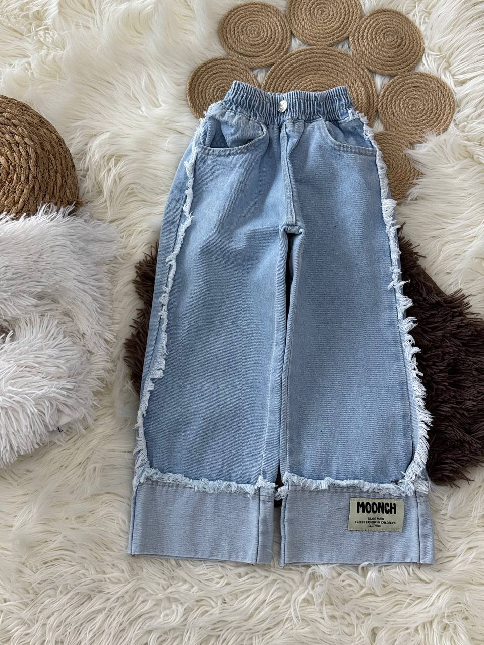 Pantalon jean Élastique simple 