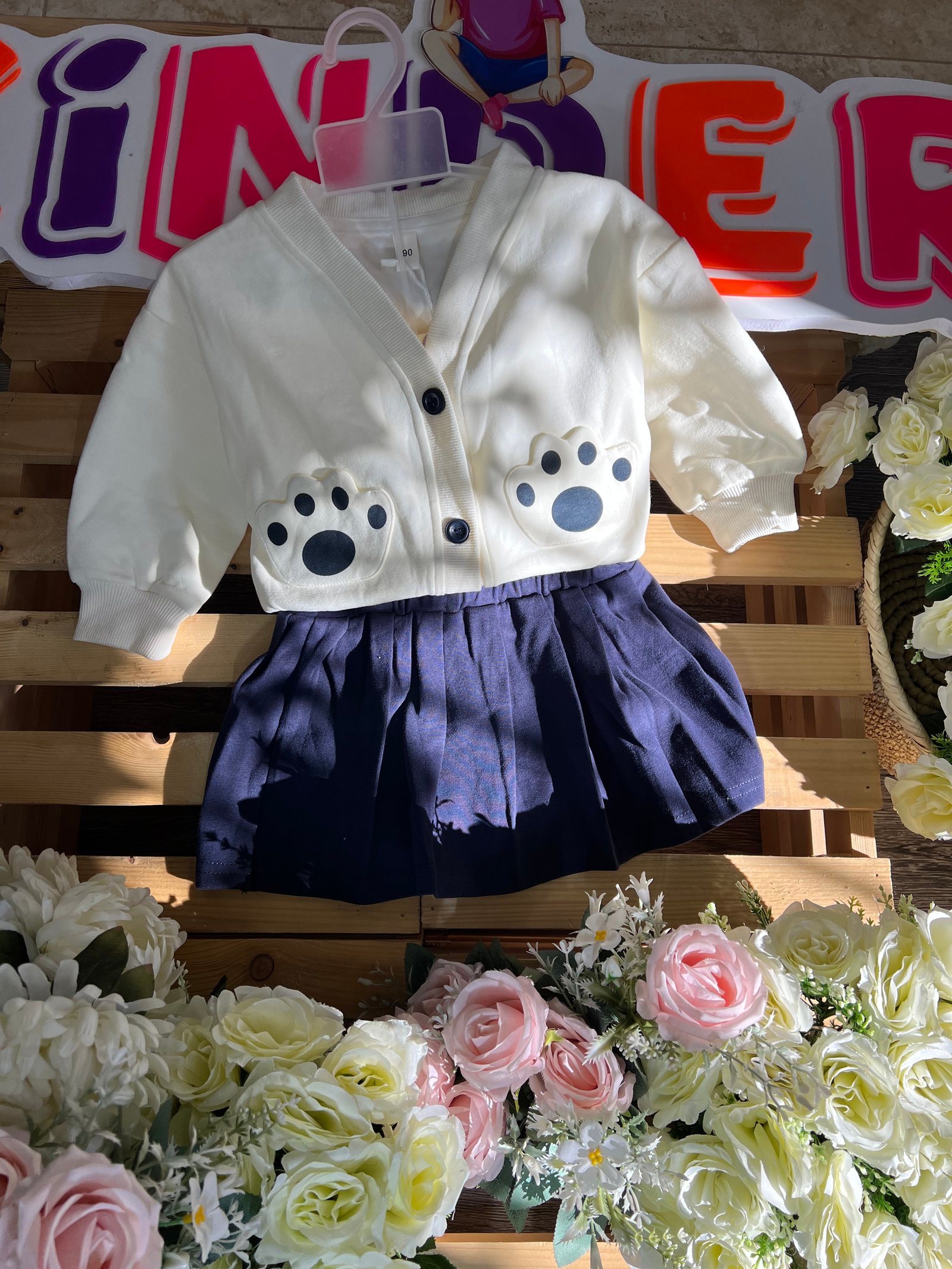 Ensemble chat 2 pièce