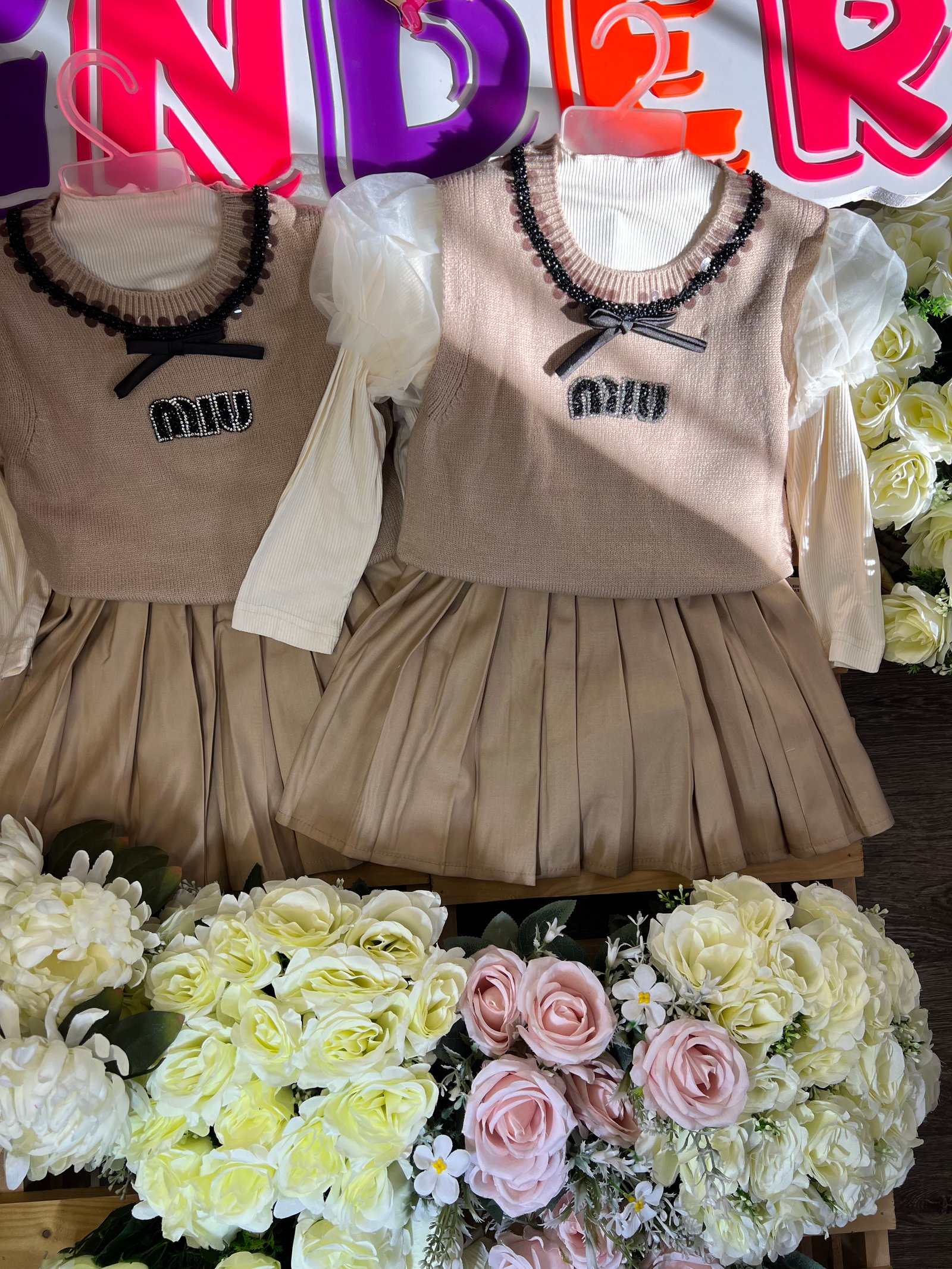 Ensemble miu mui ( 3 pièce )