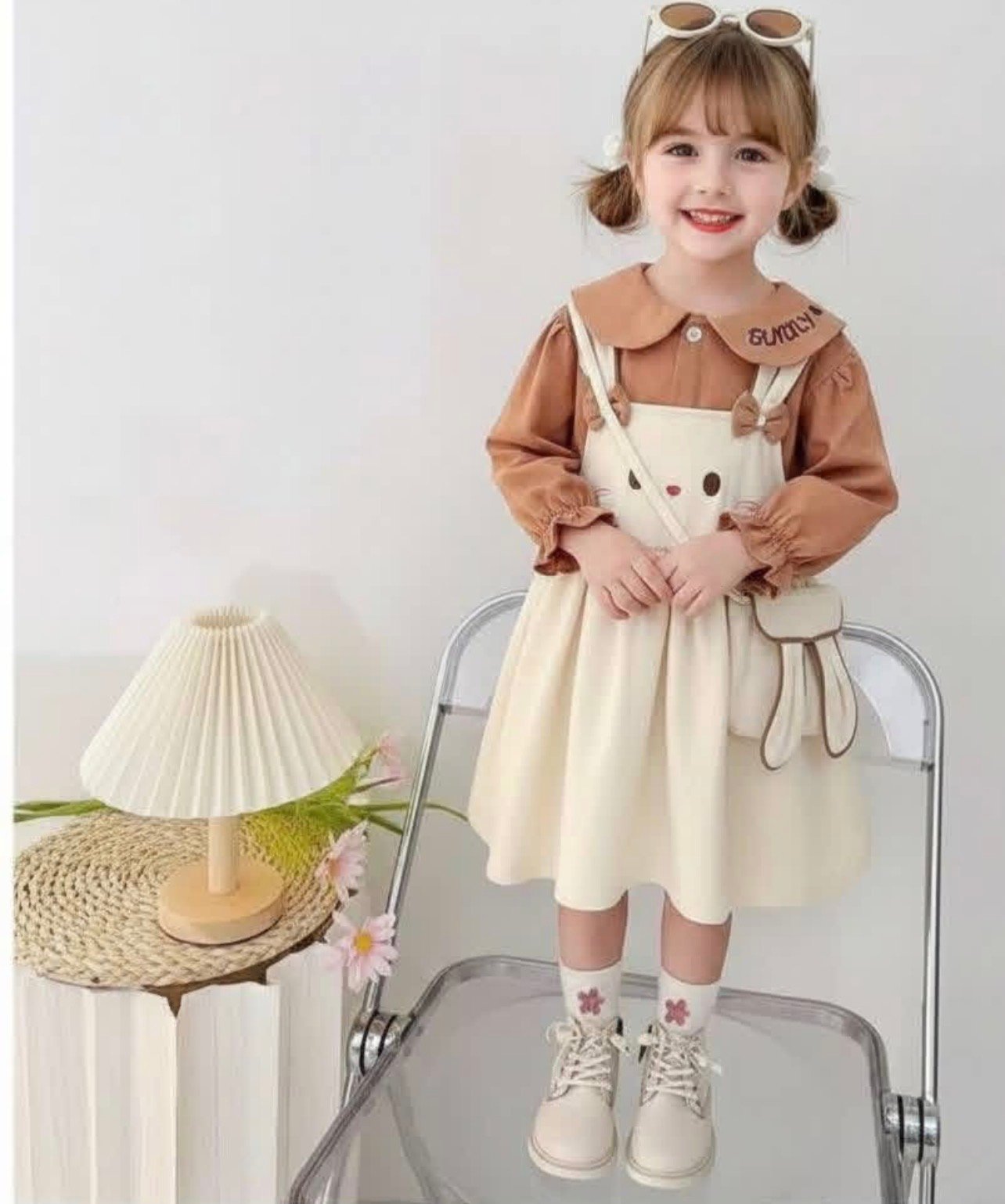 Robe salopette bunny 